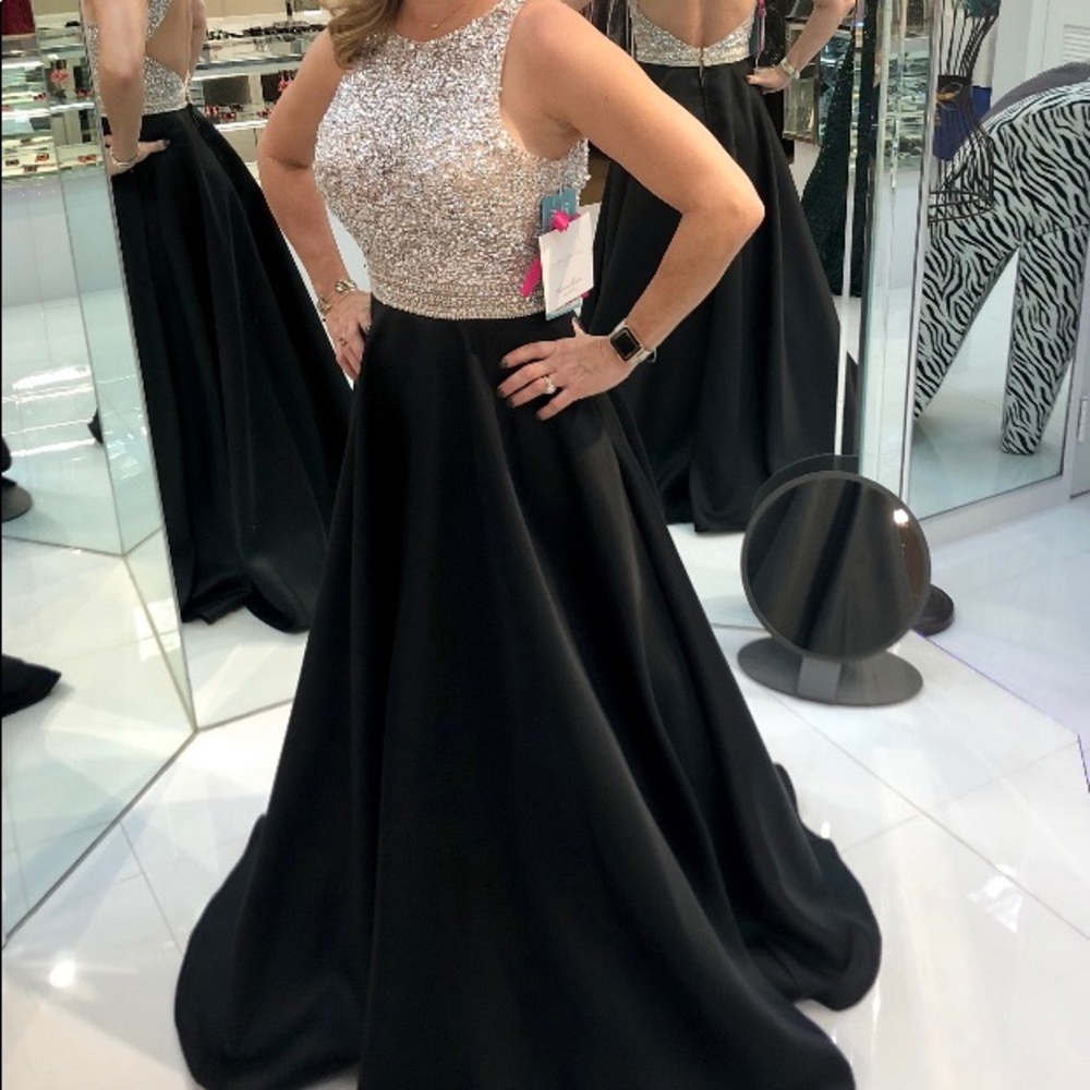 Sequin Black Dress
